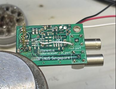 Schematic photodiode driving circuit bolck